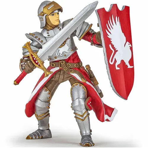 Figurina Papo - Personaje medievale, Cavaler medieval grifon