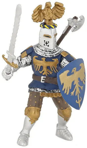 Figurina Papo The Medieval Era – Cavalerul Corbului Albastru