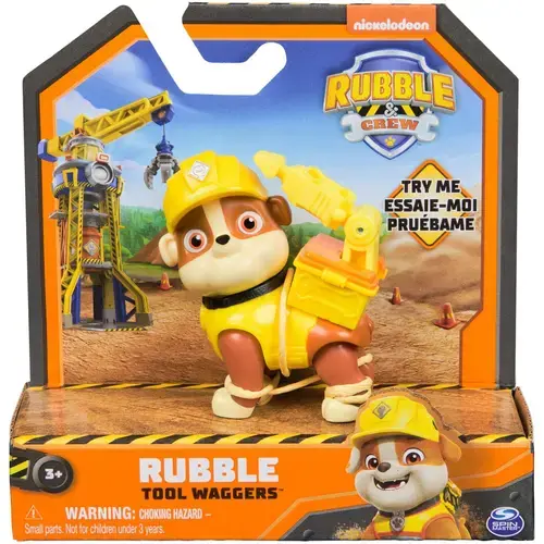 Figurina Paw Patrol Rubble and Crew, 5 cm