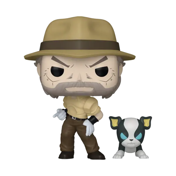 Figurina - Pop! Animation - JoJo's Bizarre Adventure - Joseph Joestar with Iggy | Funko