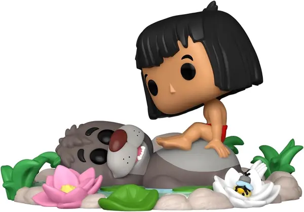 Figurina - Pop! The Jungle Book: Baloo & Mowgli | Funko