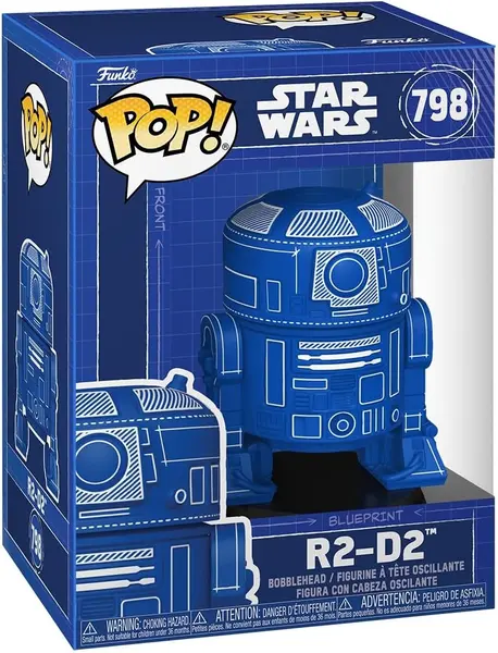 Figurina R2-D2 (Blueprint) - Pop! Star Wars - Funko | Funko