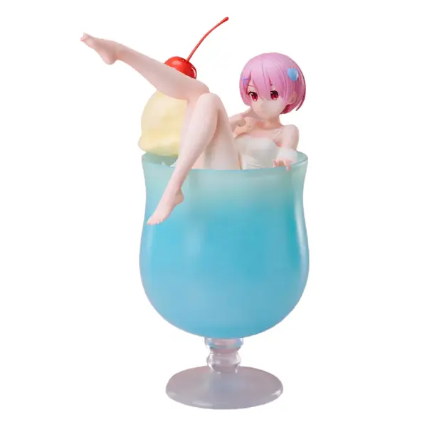 Figurina Re:Zero Starting Life in Another World PVC 1/7 - Ram Cream Soda Ver 21 cm