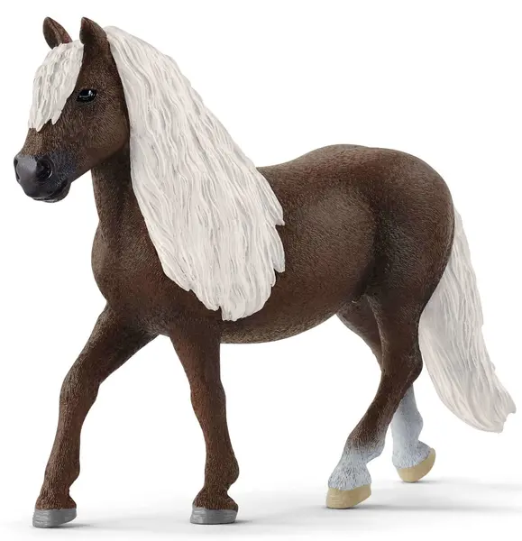 Figurina Schleich Farm World Horses - Iapa Black Forest cu coama alba