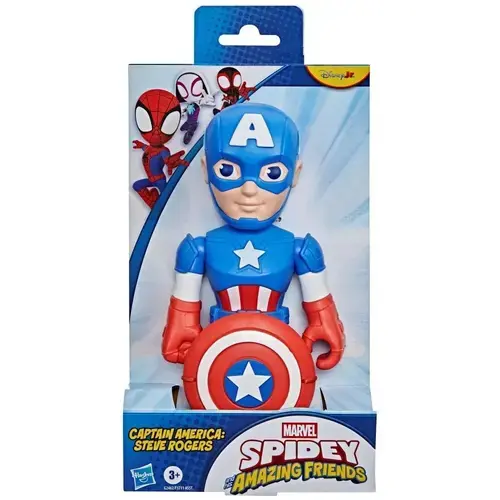 Figurina Spidey Captain America supradimensionata, 26cm