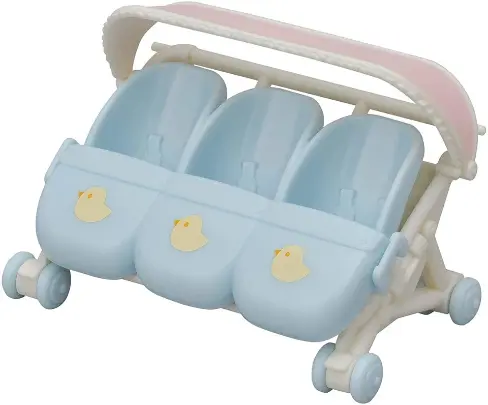 Figurina - Sylvanian Families - Carucior cu tripleti | Epoch