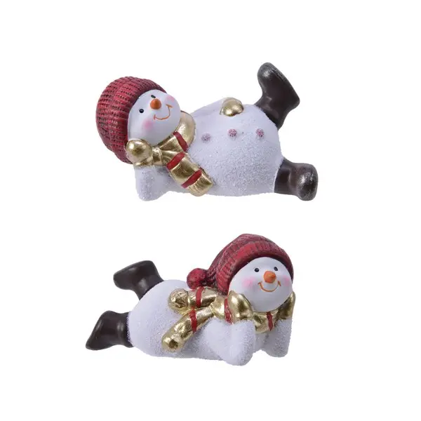 Figurina - Terracotta Snowma - mai multe modele | Kaemingk