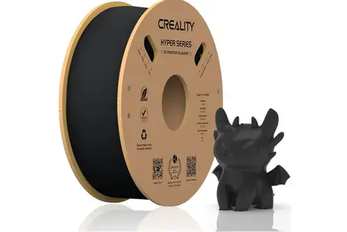 Filament Creality HYPER-PLA Black PLA, 1.75mm, Negru