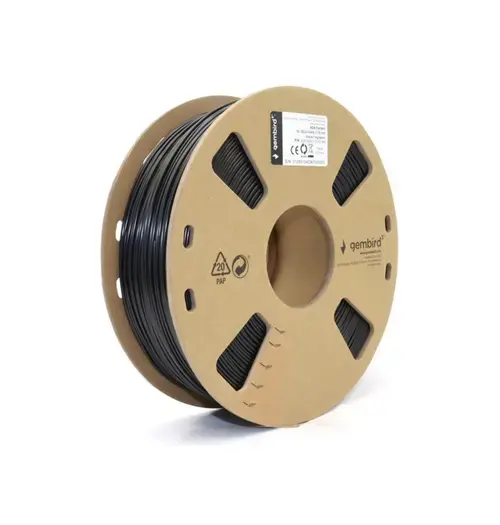 Filament Gembird 3DP-ASA1.75-01-BK, ASA, 1.75mm, 1kg (Negru)