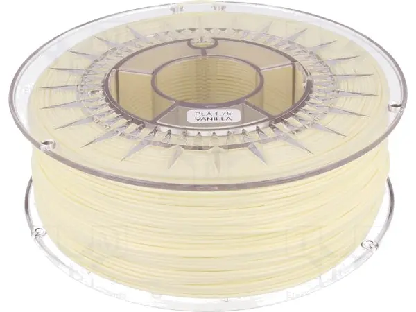 Filament: PLA 1,75mm vanilie 200-235°C 1kg ±0,05mm DEV-PLA-1.75-VAN