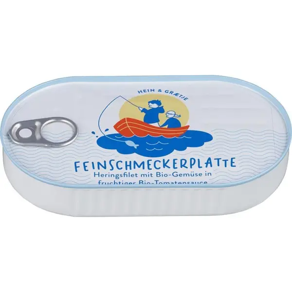 File de hering cu legume in sos de rosii eco - 200 g