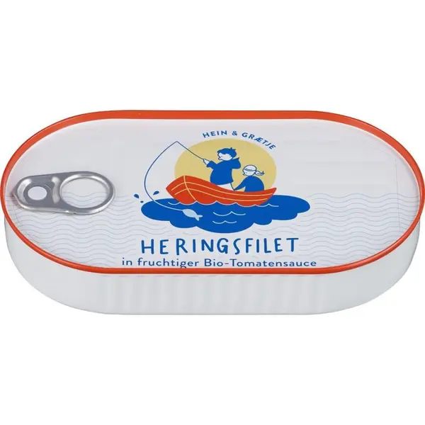 File de hering in sos de rosii eco - 200 g
