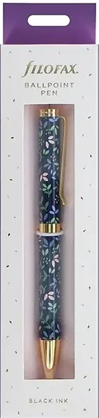 Filofax Garden Pen - Albastru închis