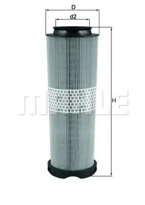 Filtru aer MAHLE ORIGINAL LX 1020