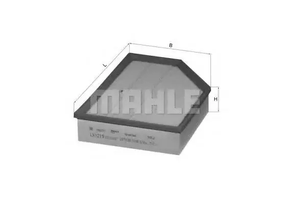 Filtru aer MAHLE ORIGINAL LX 1219