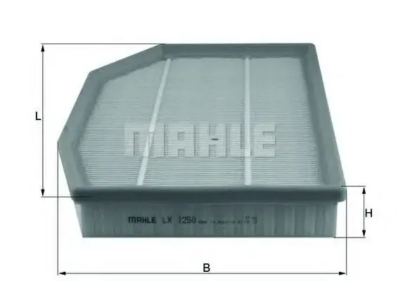 Filtru aer MAHLE ORIGINAL LX 1250