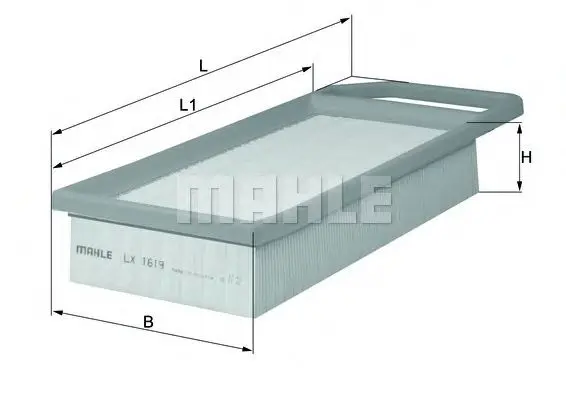 Filtru aer MAHLE ORIGINAL LX 1619