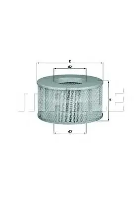 Filtru aer MAHLE ORIGINAL LX 1641