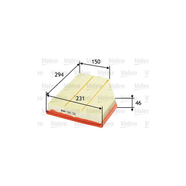 Filtru aer VALEO 585281