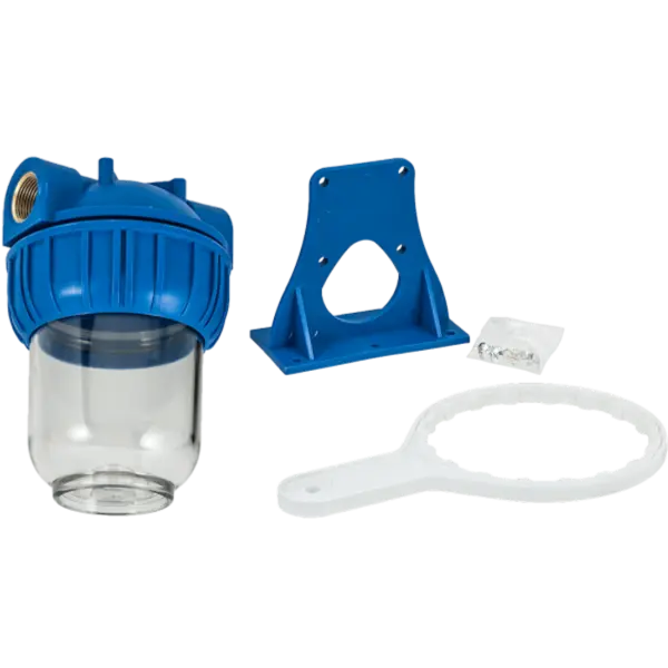 Filtru apa 5", 1", fara cartus filtrant, FI x FI, 110 l/min la 2 bar