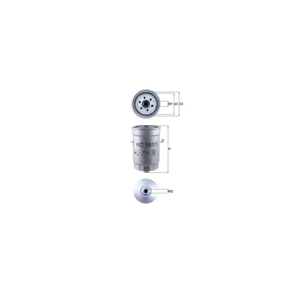 Filtru combustibil MAHLE KC 101/1