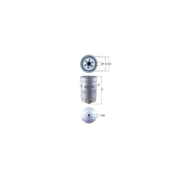 Filtru combustibil MAHLE KC 101