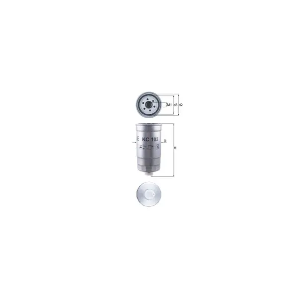 Filtru combustibil MAHLE KC 103