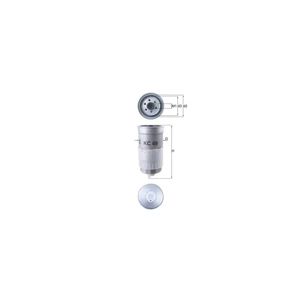 Filtru combustibil MAHLE KC 69