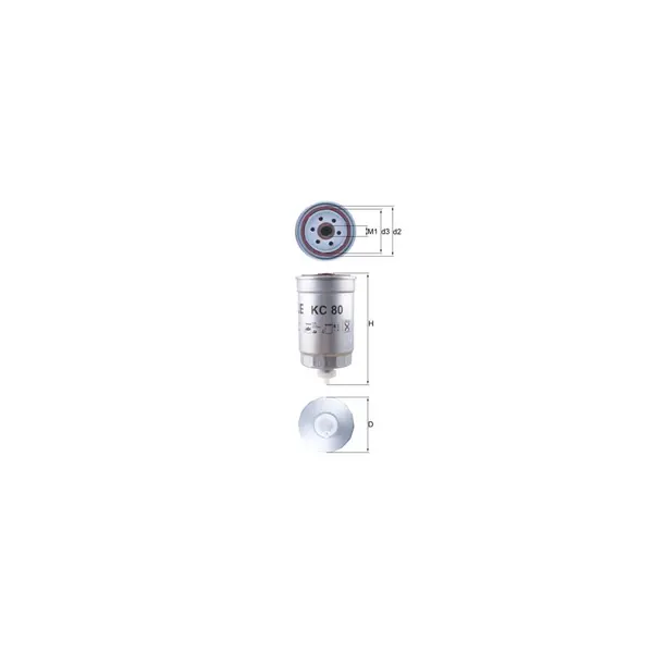 Filtru combustibil MAHLE KC 80