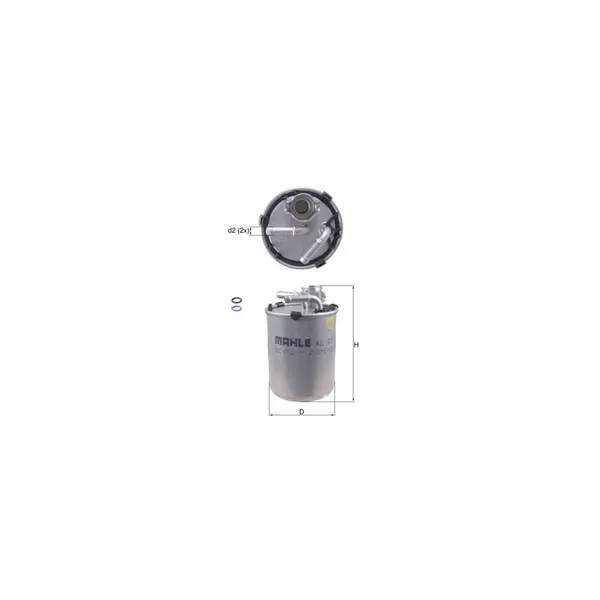 Filtru combustibil MAHLE KL 497D