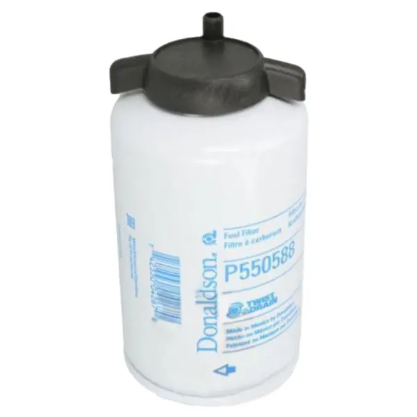 Filtru Combustibil P550588, Lungime 147,7 mm, Diam. Ext. 76,8 mm, Filet M16 x 1.5, Finetea 11 µ, Donaldson