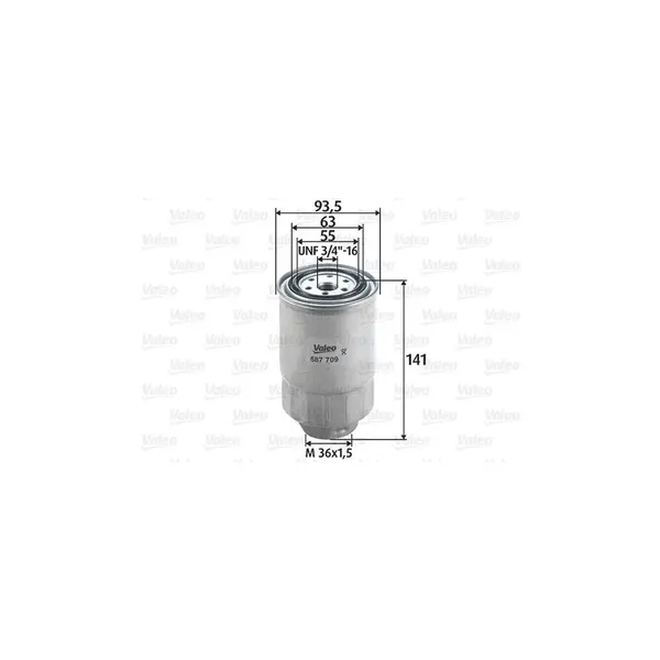 Filtru combustibil VALEO 587709