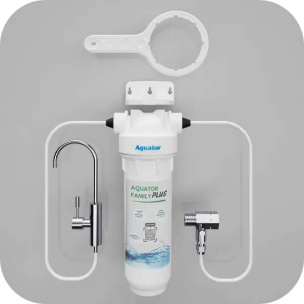 Filtru de apa Aquator Family Plus, 4000-6000 litri, sistem complet cu rezerva inclusa
