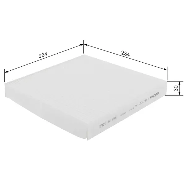 Filtru habitaclu BOSCH 1 987 432 166