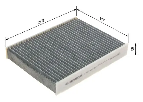 Filtru habitaclu C.A. BOSCH 1 987 432 387