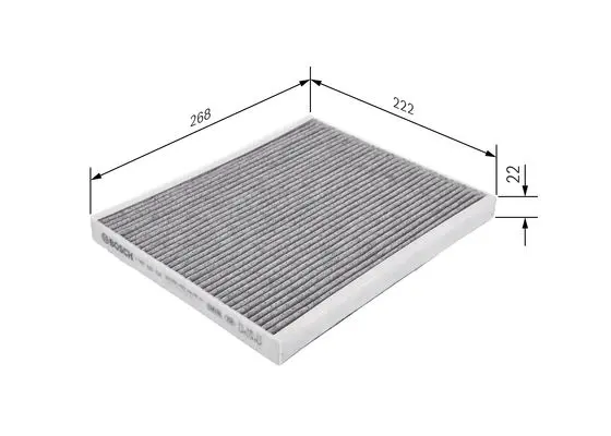 Filtru habitaclu C.A. BOSCH 1 987 432 537
