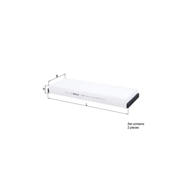 Filtru habitaclu MAHLE LA 239/S
