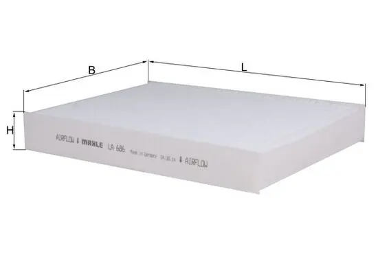 Filtru habitaclu MAHLE LA 686
