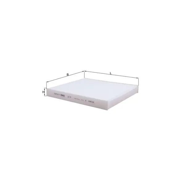 Filtru habitaclu MAHLE LA 74