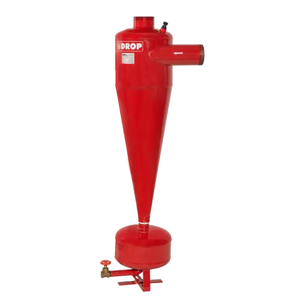 Filtru Hidrociclon Pentru Sisteme De Irigare, Dimensiune 3" , Debit Maxim 30-50 m3/h , Presiune 8 Bari,Inaltime 135.5cm