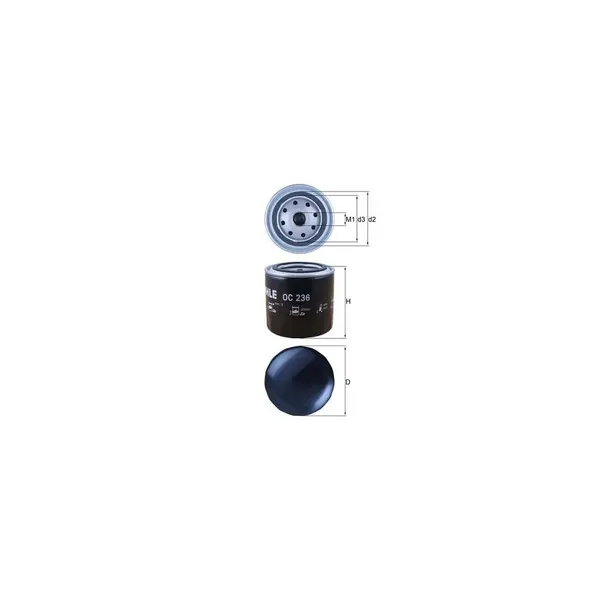 Filtru ulei MAHLE OC 236