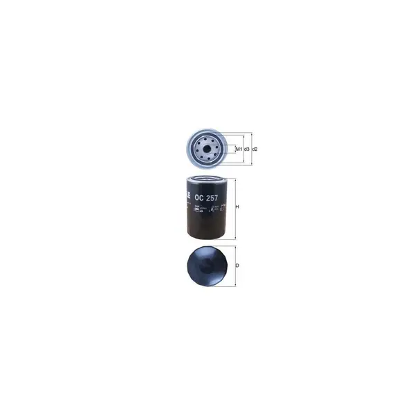Filtru ulei MAHLE OC 257