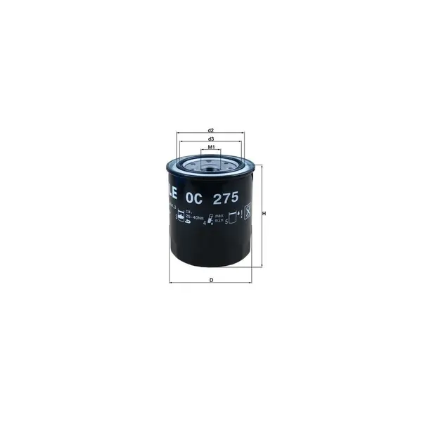 Filtru ulei MAHLE OC 275