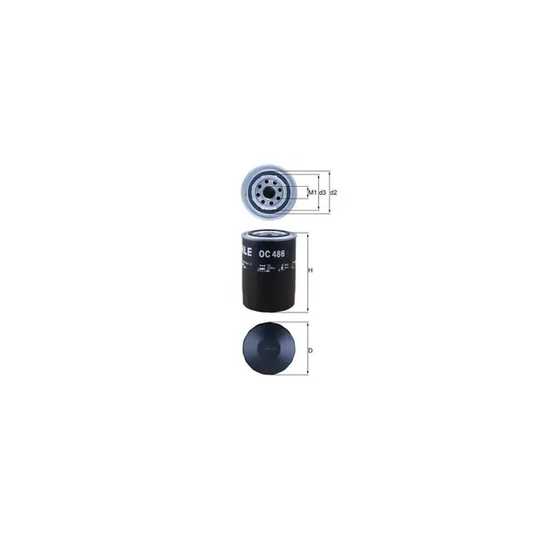 Filtru ulei MAHLE OC 486
