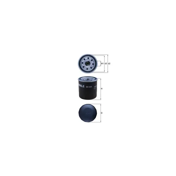 Filtru ulei MAHLE OC 534