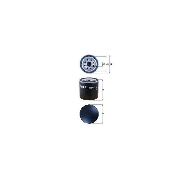Filtru ulei MAHLE OC 978