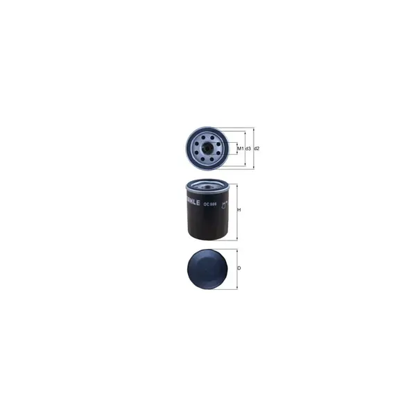 Filtru ulei MAHLE OC 986