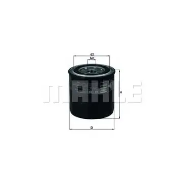 Filtru ulei MAHLE ORIGINAL OC 140