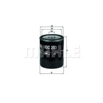 Filtru ulei MAHLE ORIGINAL OC 203