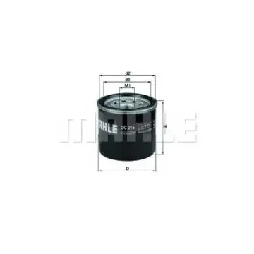 Filtru ulei MAHLE ORIGINAL OC 215